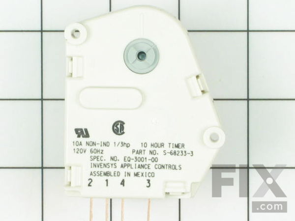 11743747-1-M-Whirlpool-WP68233-3-Defrost Timer - 120V 60Hz