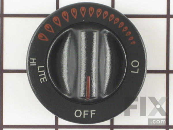11743973-1-M-Whirlpool-WP74001253-Range Top Burner Knob (Black)