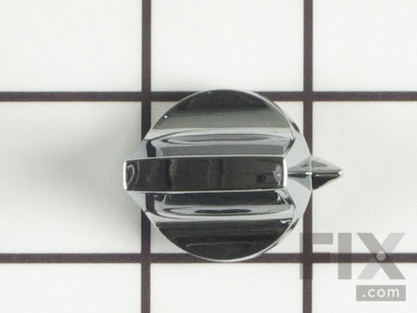 11743974-1-M-Whirlpool-WP74001254-Thermostat Knob - chrome