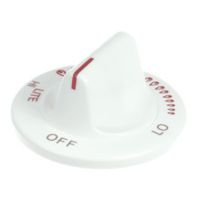 Range Burner Knob (White) – Part Number: WP74002115