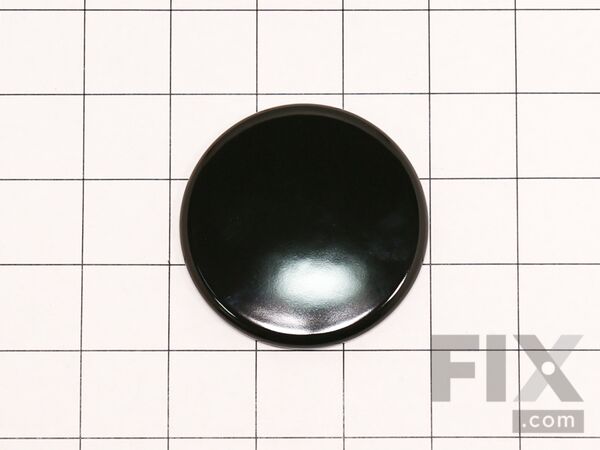 11744177-1-M-Whirlpool-WP74007415-Burner Cap - Black - Right Rear & Left Front