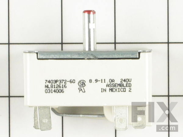 11744487-1-M-Whirlpool-WP7403P239-60-Range Infinite Burner Switch - 8 Inch