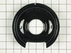 Black Porcelain Drip Bowl - 6" – Part Number: WP7725P013-60