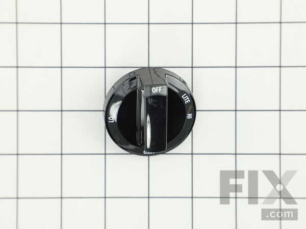 11744705-1-M-Whirlpool-WP7733P526-60-Black Control Knob