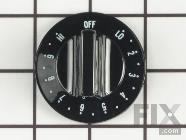 11744710-1-M-Whirlpool-WP7737P030-60-Range Infinite Switch Knob (Black)