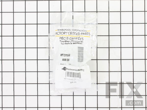 11744713-1-M-Whirlpool-WP7737P245-60-Knob - Chrome