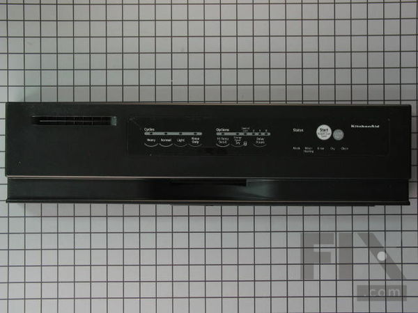 11745535-1-M-Whirlpool-WP8270226-Control Panel Assembly - Black