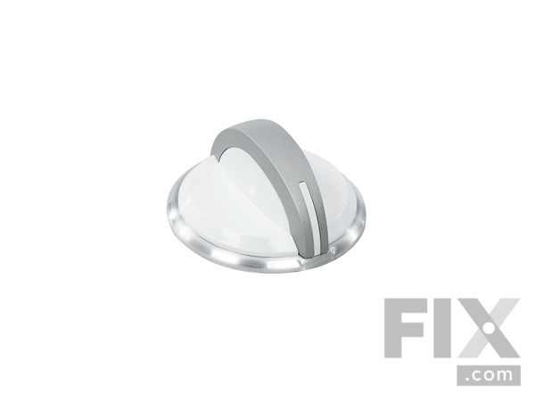 11746710-1-M-Whirlpool-WP8574957-Control Knob - White/Silver