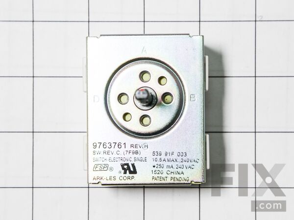11747406-1-M-Whirlpool-WP9763761-Front Infinite Switch (Right)