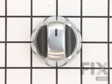 Range Burner Control Knob (Stainless) – Part Number: WPW10160371