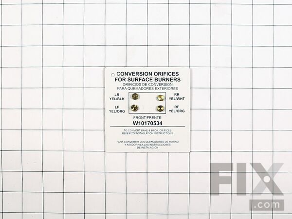 11749497-1-M-Whirlpool-WPW10170534-LP Conversion Kit