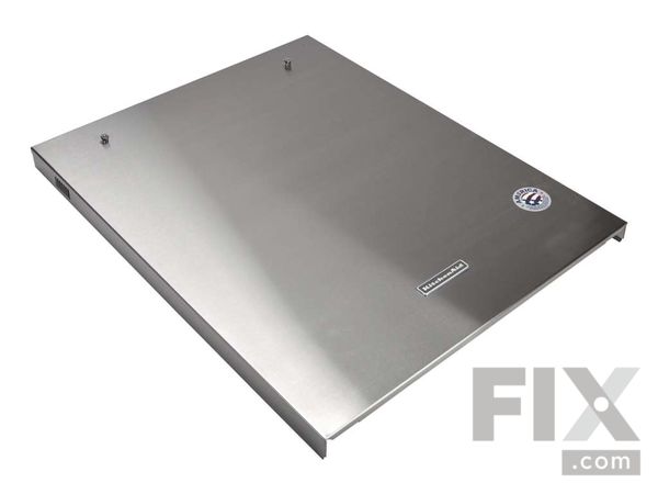 11750095-1-M-Whirlpool-WPW10195870-Door Panel - Stainless Steel