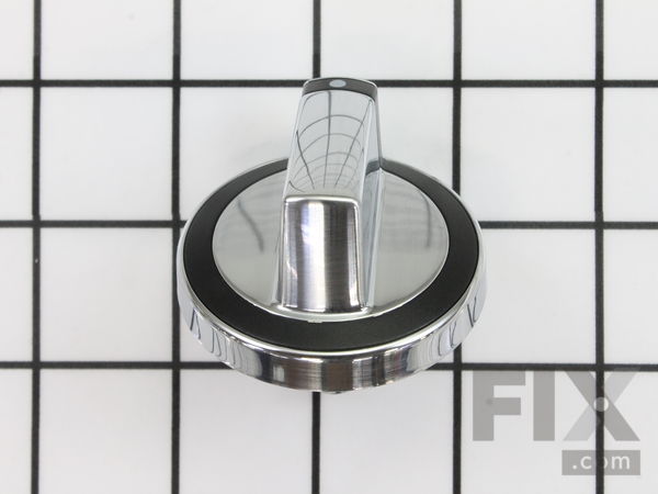 11752001-1-M-Whirlpool-WPW10284885-Knob - Chrome/Black