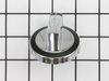 Knob - Chrome/Black – Part Number: WPW10284885