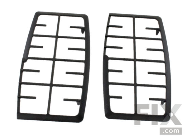 11752401-1-M-Whirlpool-WPW10300406-Burner Grate Kit - Black