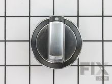 Range Knob (Black/Stainless) – Part Number: WPW10316664