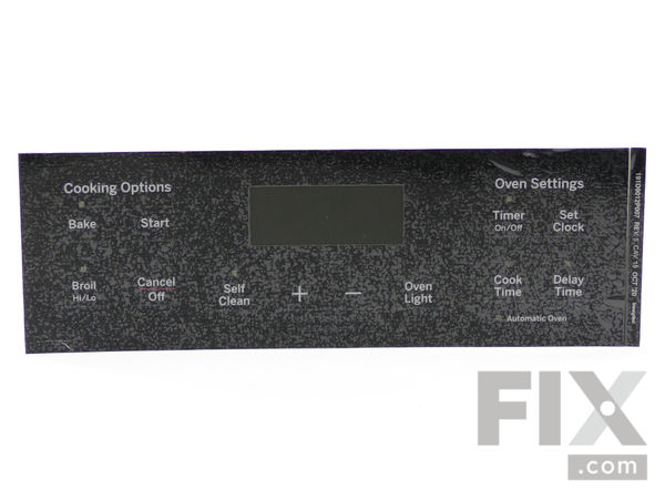 11762316-1-M-GE-WB07X26647-FACEPLATE GRAPHICS (BK)