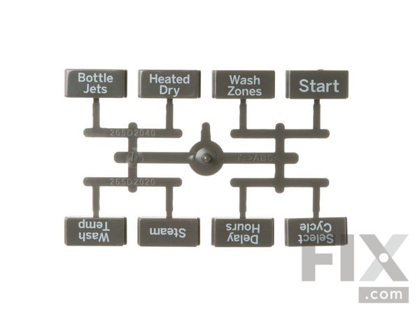 11766958-1-M-GE-WD09X22799- BUTTON AND GRAPHICS Assembly