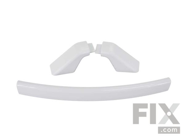 11771903-1-M-GE-WB49X21885-HANDLE & END CAP KIT WHITE