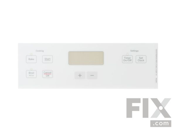 11773554-1-M-GE-WB07X22525-FACEPLATE GRAPHICS (White)