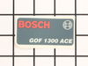 Nameplate – Part Number: 2610911013