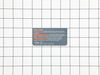 Label – Part Number: 2610998371