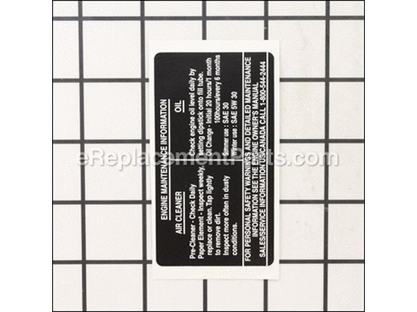 11816533-1-M-Kohler-6311303-S-Decal: A/c