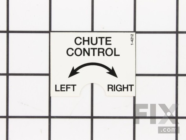 11837258-1-M-Snapper-7014630YP-Decal, Chute Control