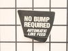 Auto Line Feed Label – Part Number: 099959001903