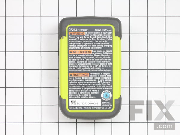 11856582-1-M-Ryobi-130207001-Battery Pack