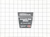Detergent Tank Label – Part Number: 940608020
