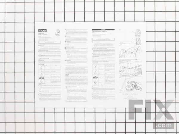 11861007-1-M-Ryobi-988000600-Manual Operators P570