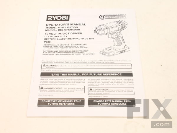 11861011-1-M-Ryobi-988000661-Manual Operators P236