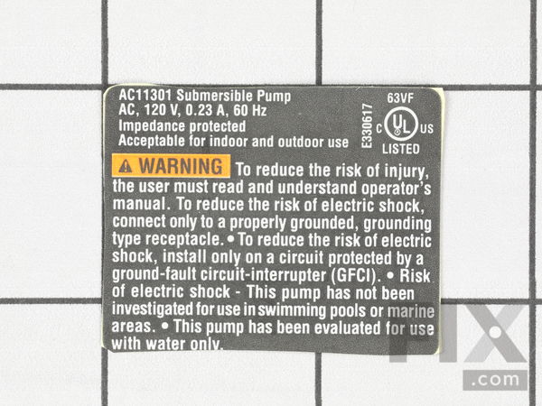 11865531-1-M-Ridgid-080009005914-Data Label (Pump)