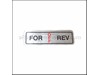 For/rev Label – Part Number: 23687