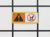 Heat Warning Label – Part Number: 940230123