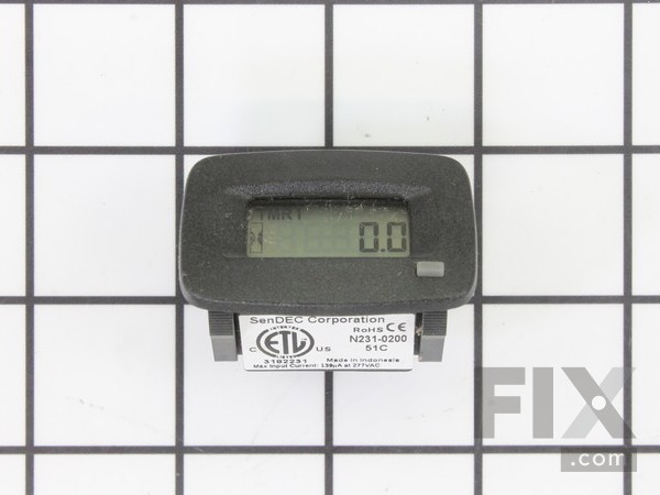 11872544-1-M-Powermate-0069300SRV-Hour Meter Oval Bezel W/Button