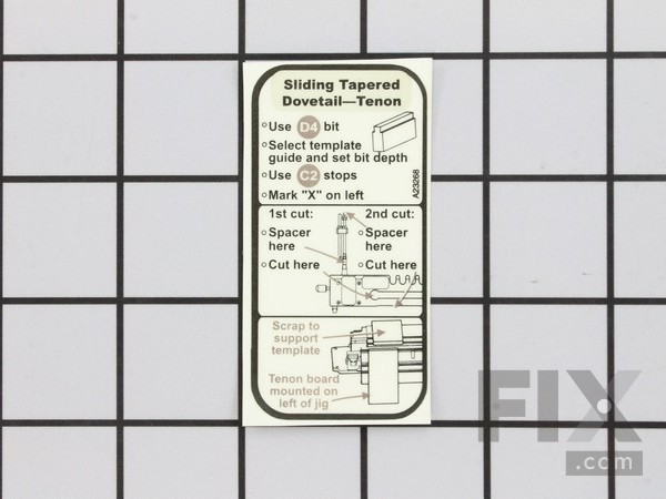 11875172-1-M-Porter Cable-A23268-Label