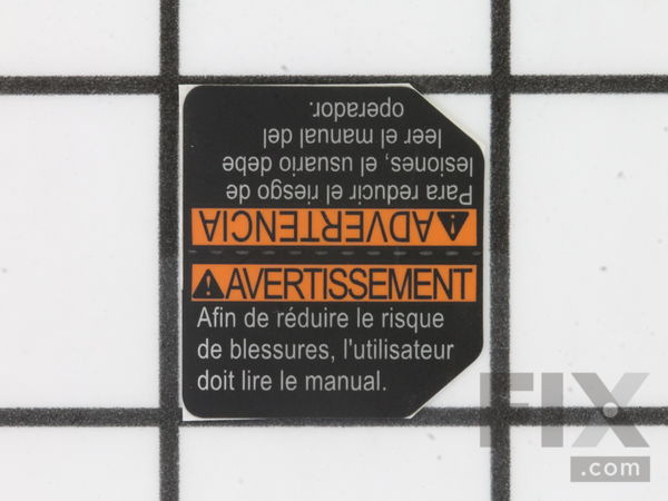 11876838-1-M-Milwaukee-10-20-2845-Spanish/French Warning Label
