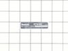 Name Plate, BTW450 – Part Number: 862955-5