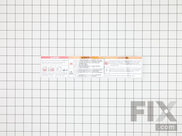 11895383-1-M-Honda-87516-ZS9-A32-Label, Operator Warning (e)