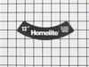 Grass Deflector Label – Part Number: 099942001902