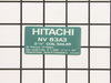 Name Plate – Part Number: 887866