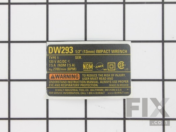 11927906-1-M-DeWALT-616878-00-Name Plate