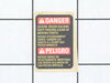 Caution Label – Part Number: 647249-00