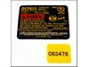 Nameplate-Dcf813 Type 1 – Part Number: N073148