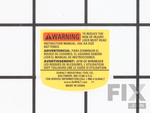 11929511-1-M-DeWALT-N138593-Warning Label