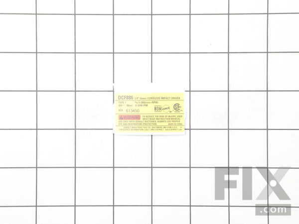 11929606-1-M-DeWALT-N200855-Rating Label