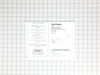 Owners Manual – Part Number: 166493