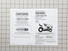 Operator Manual – Part Number: 586385796